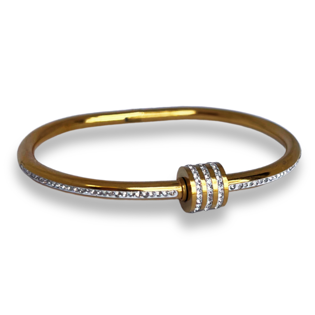 ✨ Bracelete Círculo Dourado